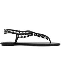 Rene Caovilla - Diana Flat Sandals - Lyst