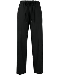 MM6 by Maison Martin Margiela - Single-stitch Cropped Trousers - Lyst