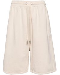 Off-White c/o Virgil Abloh - Diag-Stripe Cotton Track Shorts - Lyst