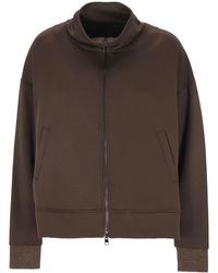 Lorena Antoniazzi - Zip-Fastening Sweatshirt - Lyst