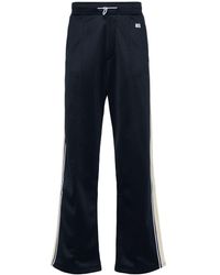 Wales Bonner - Logo-embroidered Straight-leg Track Pants - Lyst