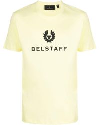 Belstaff - T-Shirt mit Logo-Print - Lyst