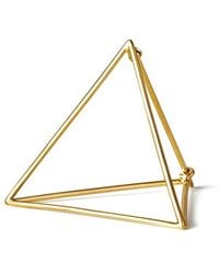 Shihara - Boucle D'Oreille Triangle 30 - Lyst