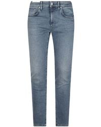 PT Torino - Faded-Effect Whiskered Jeans - Lyst