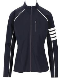 Thom Browne - Compression Zip-up 4-bar Jacket - Lyst