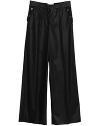 Iceberg - Button-Detail Palazzo Pants - Lyst