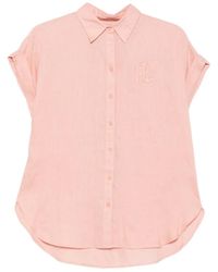 Ralph Lauren - Embroidered-Logo Short-Sleeve Shirt - Lyst