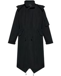 Yohji Yamamoto - Hooded Trench Coat - Lyst