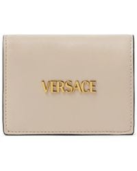 Versace - Tag Leather Wallet - Lyst