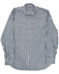 Corneliani - Awning-Striped French-Collar Shirt - Lyst
