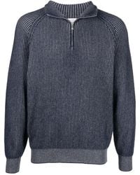 Brunello Cucinelli - Ribbed-Knit Cashmere Jumper - Lyst