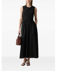 Benetton - Cut-Out Sleeveless Maxi Dress - Lyst