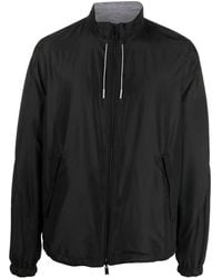 ZEGNA - Logo-Print Reversible Jacket - Lyst