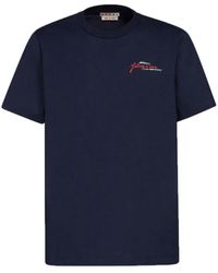 Marni - T-shirt en coton à imprimé graphique - Lyst
