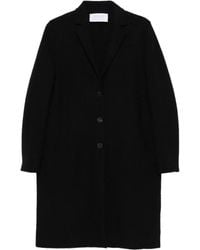 Harris Wharf London - ボタン ウールコート - Lyst