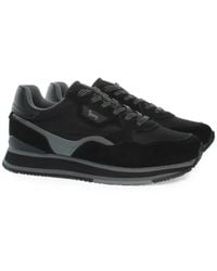 Harmont & Blaine - Panelled Lace-Up Sneakers - Lyst