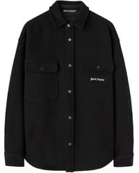 Palm Angels - Back Logo Overshirt - Lyst