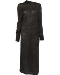 Soeur - Gisee draped midi dress - Lyst