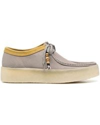 Clarks - Lace-Up Suede Derby Shoes - Lyst