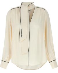Elisabetta Franchi - Georgette Shirt - Lyst