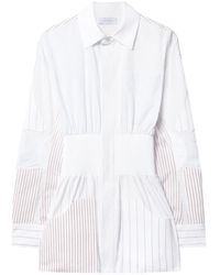 Off-White c/o Virgil Abloh - Robe-chemise Motorcycle à manches longues - Lyst