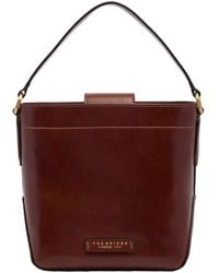 The Bridge - Top-Handle Leather Bucket Bag - Lyst