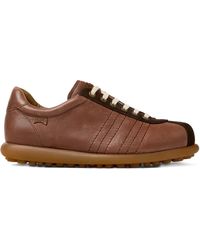 Camper - Pelotas Suede Panelled Leather Sneakers - Lyst