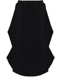 Pleats Please Issey Miyake - Pleated Sculptural Maxi Skirt - Lyst