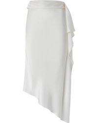 Pinko - Ruffled Asymmetric Skirt - Lyst