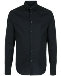 ARMANI EXCHANGE - Chemise En Coton À Manches Longues - Lyst