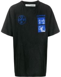 Off-White c/o Virgil Abloh Hardcore Caravaggio Short-sleeved T-shirt - Black