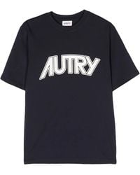 Autry - Logo-Print Cotton T-Shirt - Lyst
