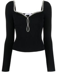 Self-Portrait - Top Met Afwerking - Lyst