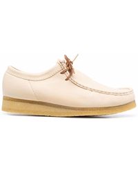 Clarks - Wallabee Lace-up Leather Boots - Lyst