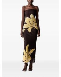 Bardot - Ciera Floral-Print Ruched Maxi Dress - Lyst