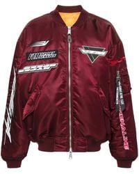 Vetements - Logo-Appliqué Bomber Jacket - Lyst
