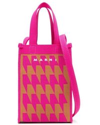Marni - Houndstooth Tote Bag - Lyst