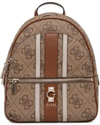 Guess - Erenia Rucksack mit Logo-Schild - Lyst
