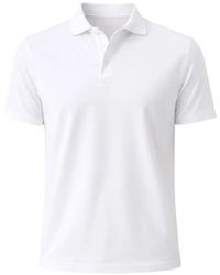 Patrick Assaraf - Pima Button-Up Cotton Polo Shirt - Lyst