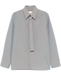 Jil Sander - Tie-Detail Shirt - Lyst