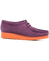 Clarks - Colour-Block Lace-Up Loafers - Lyst
