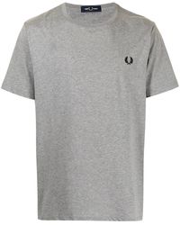 Fred Perry - Embroidered Logo Short-sleeve T-shirt - Lyst