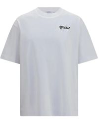 Off-White c/o Virgil Abloh - Script Logo Skate T-Shirt - Lyst
