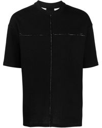 Thom Krom - Patchwork Cotton-blend T-shirt - Lyst
