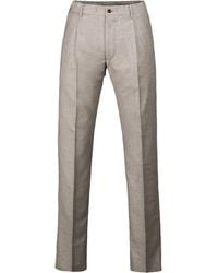 Moorer - Anton-Ff Geplooide Broek - Lyst