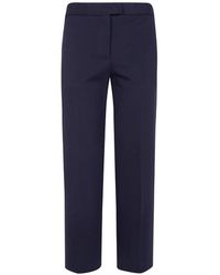 Liviana Conti - Pressed-Crease Tailored Trousers - Lyst