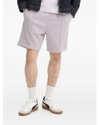 HUGO - Textured Drawstring Shorts - Lyst