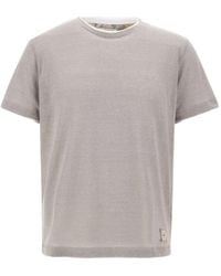Bob - Linen-Cotton Blend T-Shirt - Lyst
