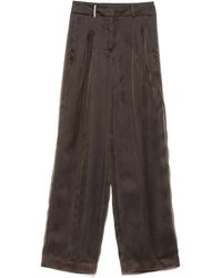 Peserico - Hose Mit Faltendetail - Lyst