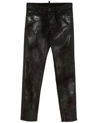 DSquared² - Broek Met Metallic-Effect - Lyst